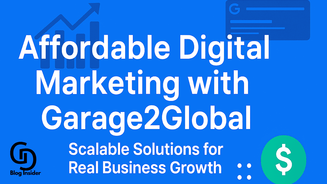 affordable digital marketing with garage2global